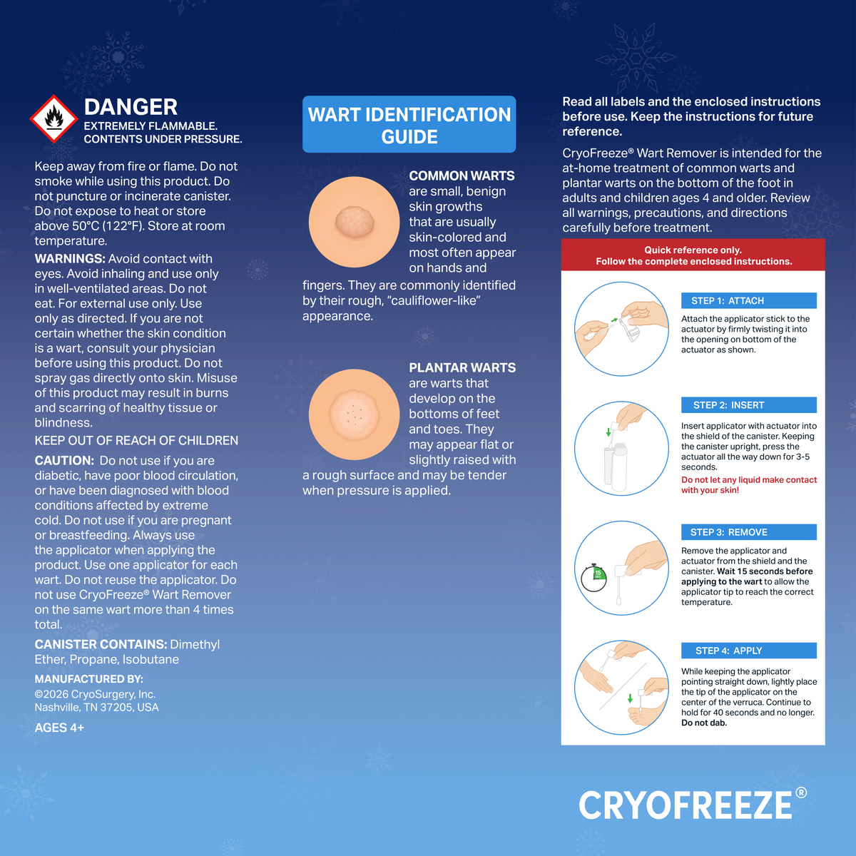 CryoFreeze® Wart Remover
